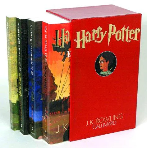 Joanne K. Rowling: Harry Potter, coffret 4 volumes (French language, 2000, Gallimard Jeunesse)