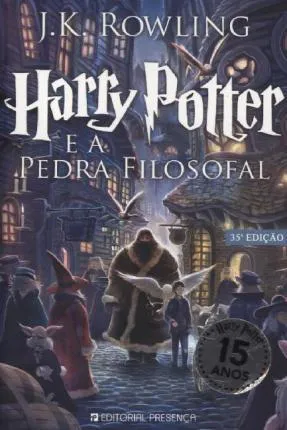 Joanne K. Rowling: Harry Potter e a pedra filosofal (Portuguese language, 2001, Editorial Presença)