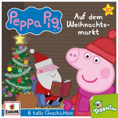Neville Astley, Mark Baker: Peppa Pig Hörspiele 10 - Auf dem Weihnachtsmarkt (und 5 weitere Geschichten) - Peppa Pig Hörspiele 10 (AudiobookFormat, german language, 2020, EUROPA/Sony Music Family Entertainment)