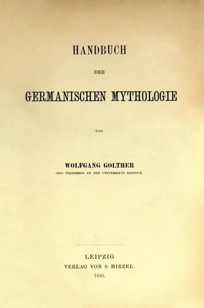 Wolfgang Golther: Handbuch der Germanischen Mythologie (AudiobookFormat, de language, 2026, Wentworth Press)