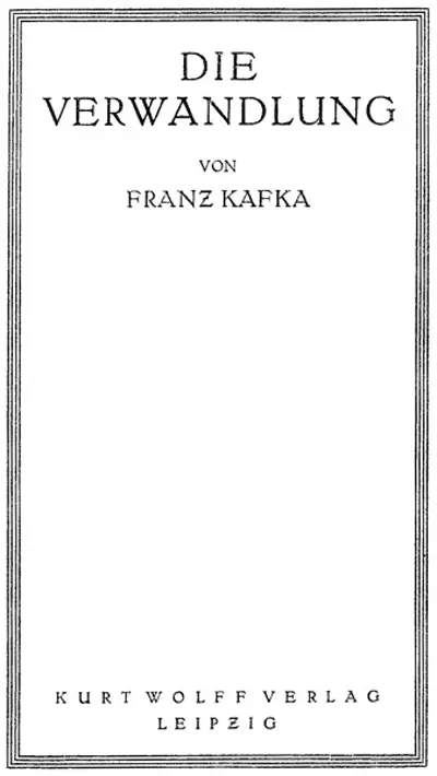 Franz Kafka: Die Verwandlung (AudiobookFormat, de language, 2007, BoD – Books on Demand)