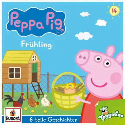 Neville Astley, Mark Baker: Peppa Pig Hörspiele 14 - Frühling (und 5 weitere Geschichten) - Peppa Pig Hörspiele 14 (AudiobookFormat, german language, 2021, EUROPA/Sony Music Family Entertainment)