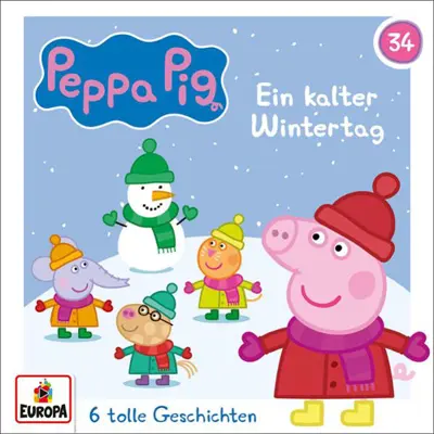 Neville Astley, Mark Baker: Peppa Pig Hörspiele 34 - Ein kalter Wintertag (und 5 weitere Geschichten) - Peppa Pig Hörspiele 34 (AudiobookFormat, german language, 2023, EUROPA/Sony Music Family Entertainment)