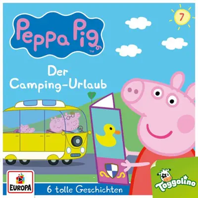 Neville Astley, Mark Baker: Peppa Pig Hörspiele 07 - Der Camping-Urlaub (und 5 weitere Geschichten) - Peppa Pig Hörspiele 7 (AudiobookFormat, german language, 2020, EUROPA/Sony Music Family Entertainment)