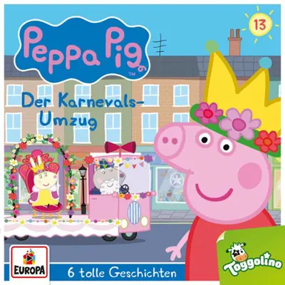 Neville Astley, Mark Baker: Peppa Pig Hörspiele 13 - Der Karnevalsumzug (und 5 weitere Geschichten) - Peppa Pig Hörspiele 13 (AudiobookFormat, german language, 2021, EUROPA/Sony Music Family Entertainment)