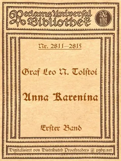 graf Leo Tolstoy: Anna Karenina, 1. Band (AudiobookFormat, de language, 2014)